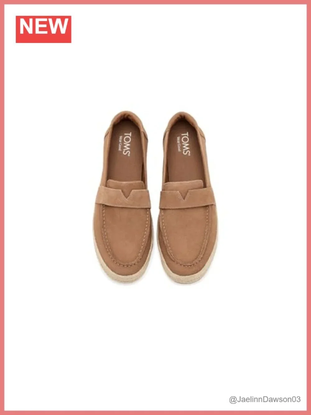 TOMS Blakely Flatform Loafer Suede Slip-On Women's Shoes